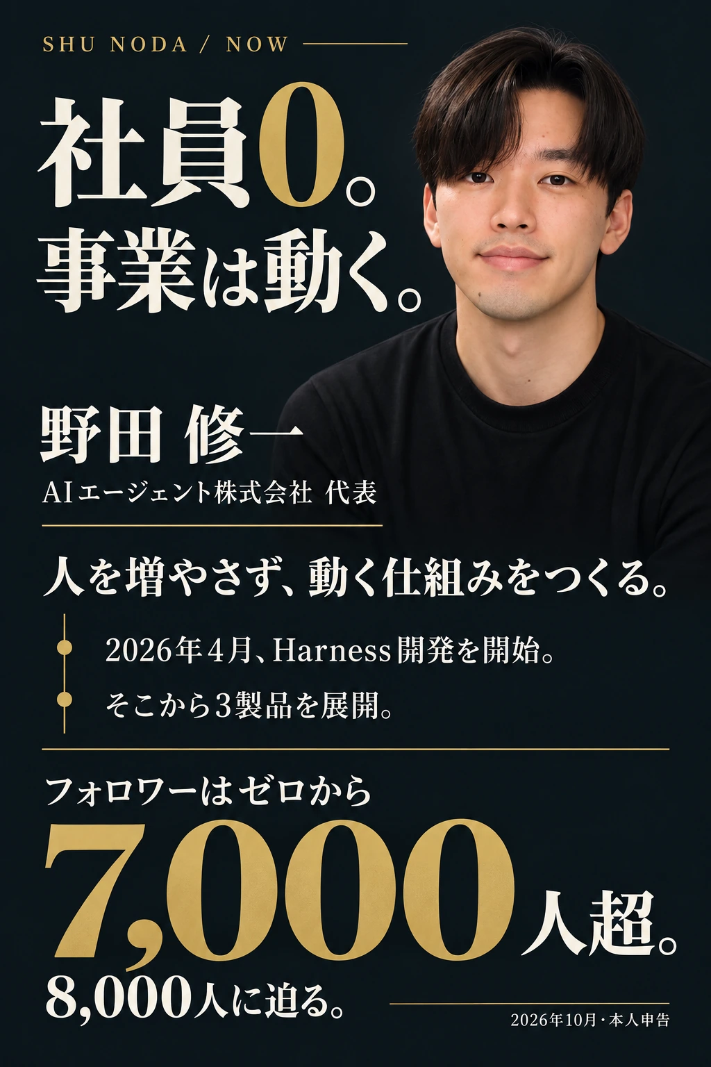 社員0。事業は動く。